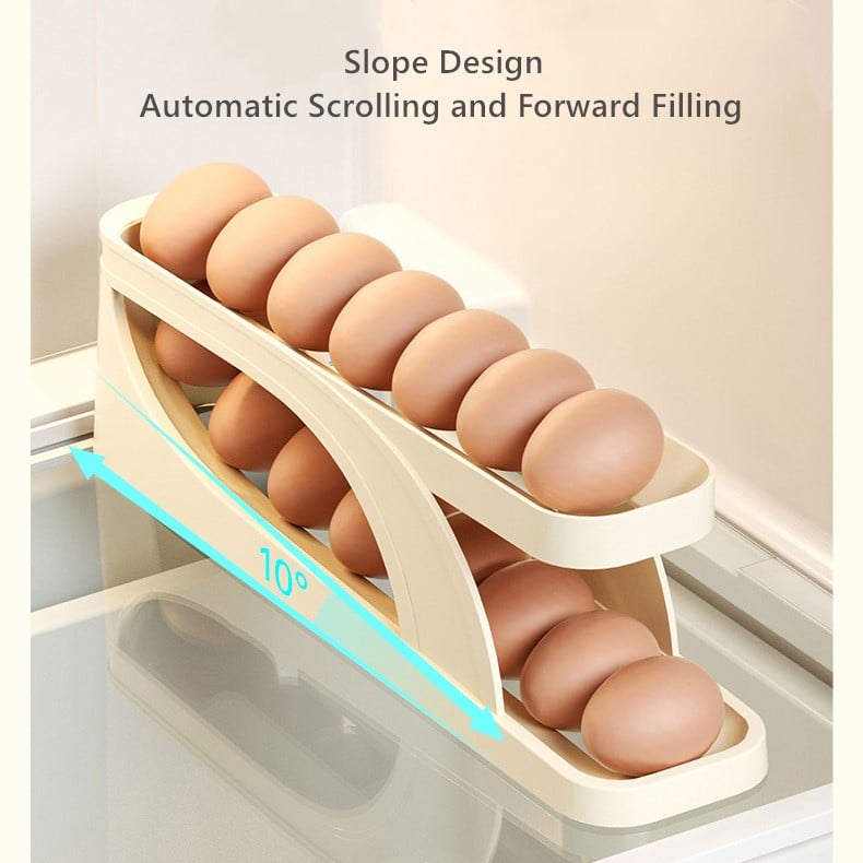 New Automatic Roll-Down Double-layer Egg Dispenser